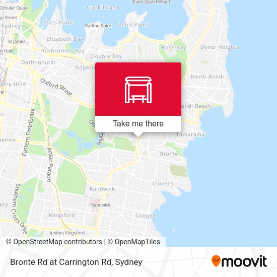 Bronte Rd at Carrington Rd map
