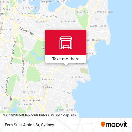 Fern St at Albion St map