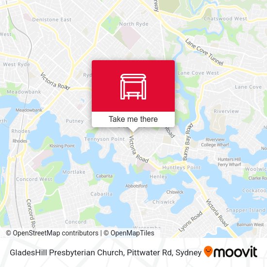 GladesHill Presbyterian Church, Pittwater Rd map