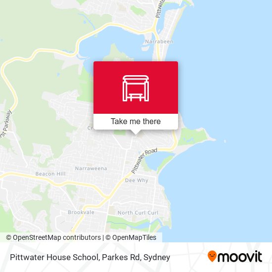 Pittwater House School, Parkes Rd map