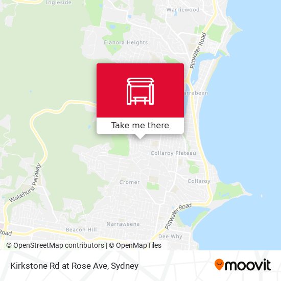 Kirkstone Rd at Rose Ave map