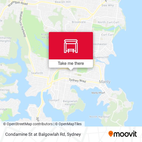 Condamine St at Balgowlah Rd map