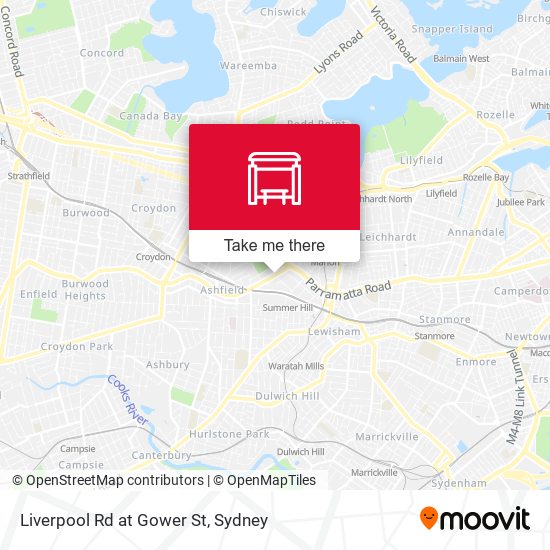 Liverpool Rd at Gower St map