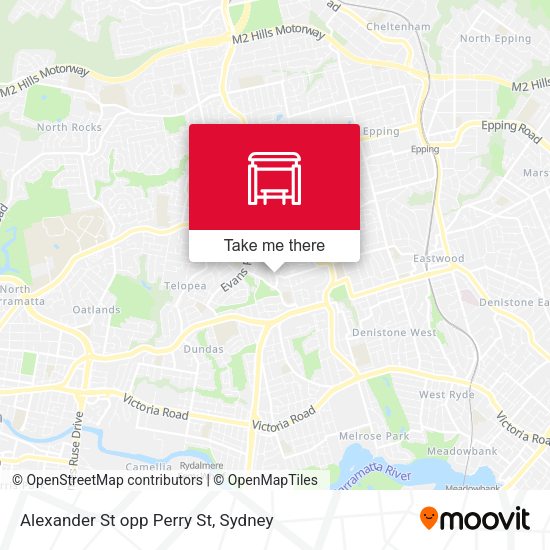 Alexander St opp Perry St map