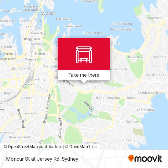 Moncur St at Jersey Rd map