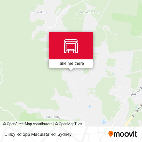 Jillby Rd opp Maculata Rd map
