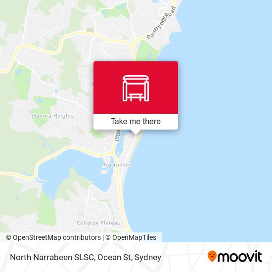North Narrabeen SLSC, Ocean St map