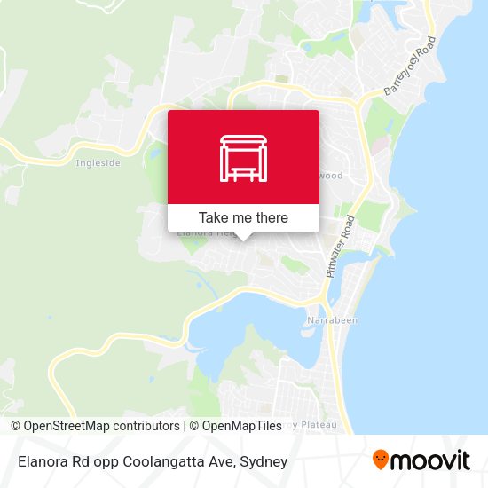 Elanora Rd opp Coolangatta Ave map