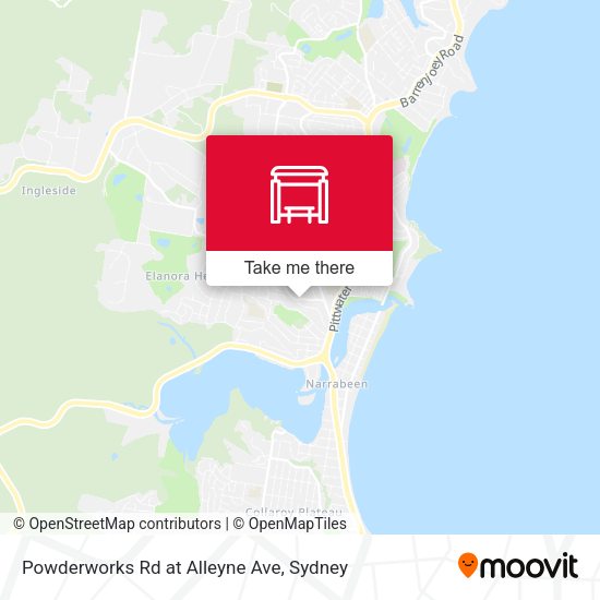 Powderworks Rd at Alleyne Ave map