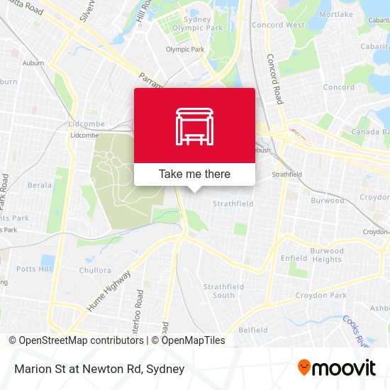 Marion St at Newton Rd map