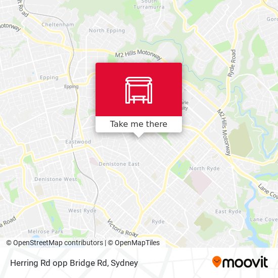 Herring Rd opp Bridge Rd map