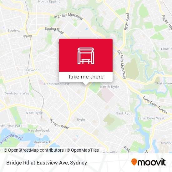 Bridge Rd at Eastview Ave map