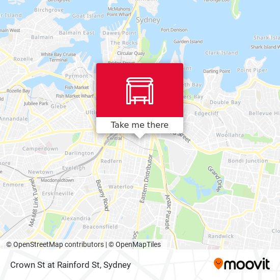 Crown St at Rainford St map