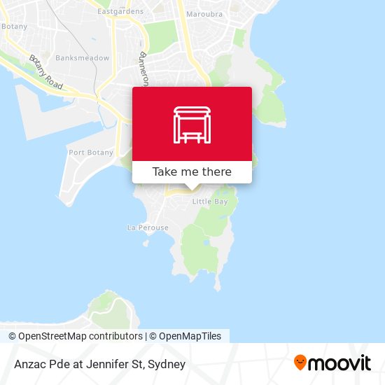 Anzac Pde at Jennifer St map