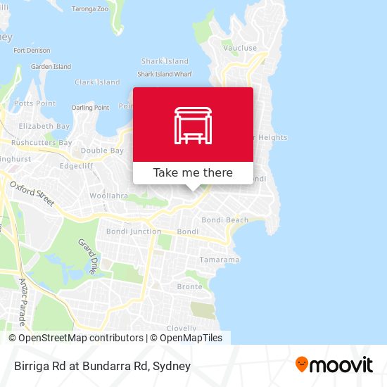 Birriga Rd at Bundarra Rd map