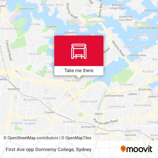 First Ave opp Domremy College map