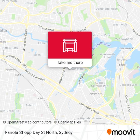 Fariola St opp Day St North map