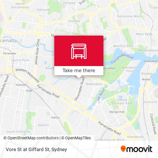 Vore St at Giffard St map