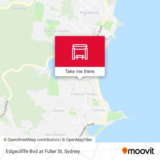 Edgecliffe Bvd at Fuller St map