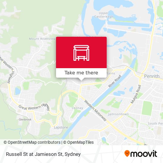 Russell St at Jamieson St map