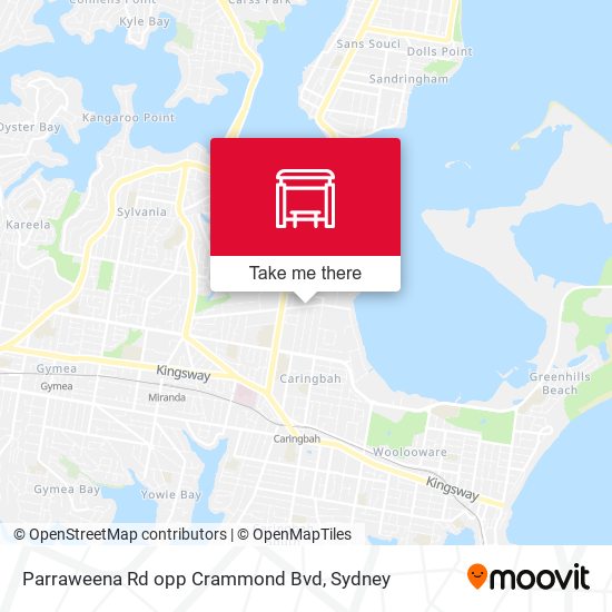 Parraweena Rd opp Crammond Bvd map