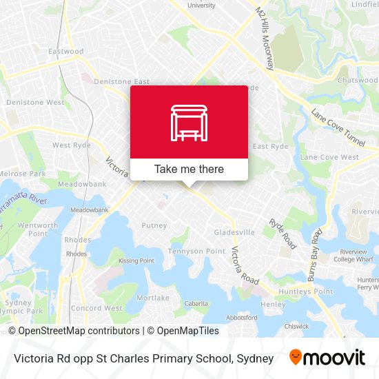 Victoria Rd opp St Charles Primary School map