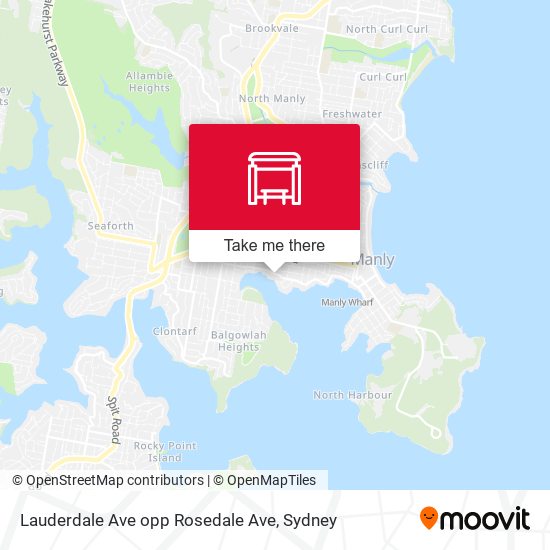 Lauderdale Ave opp Rosedale Ave map