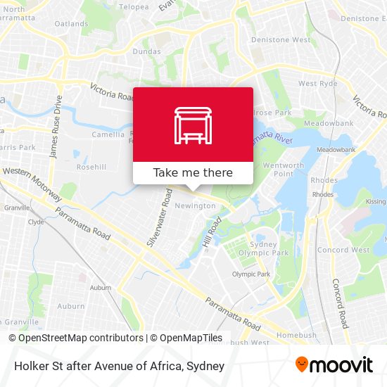 Holker St after Avenue of Africa map