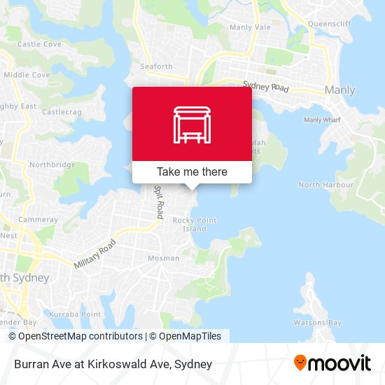 Burran Ave at Kirkoswald Ave map
