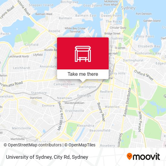 University of Sydney, City Rd map