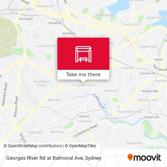 Mapa Georges River Rd at Balmoral Ave