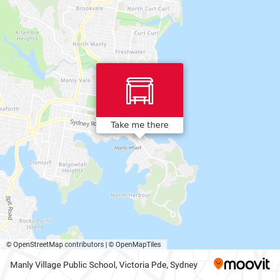 Mapa Manly Village Public School, Victoria Pde
