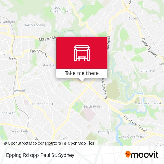 Epping Rd opp Paul St map