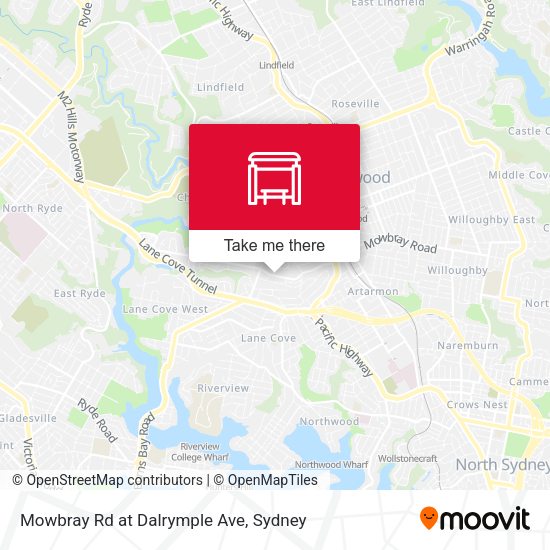 Mowbray Rd at Dalrymple Ave map