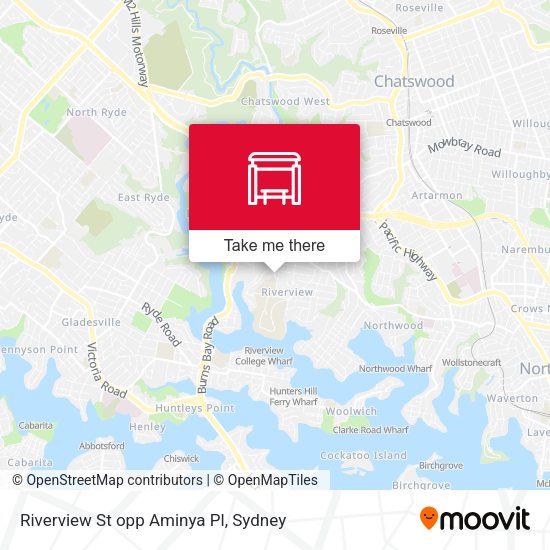 Riverview St opp Aminya Pl map