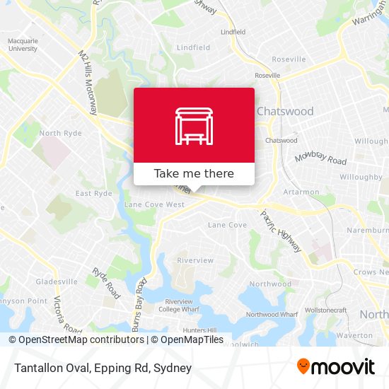 Tantallon Oval, Epping Rd map
