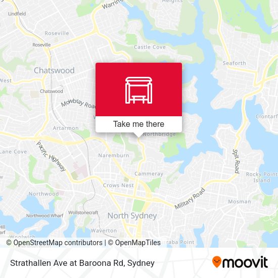 Strathallen Ave at Baroona Rd map