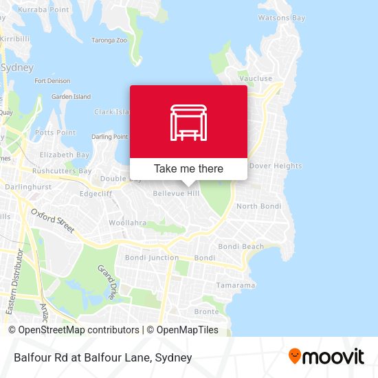 Balfour Rd at Balfour Lane map