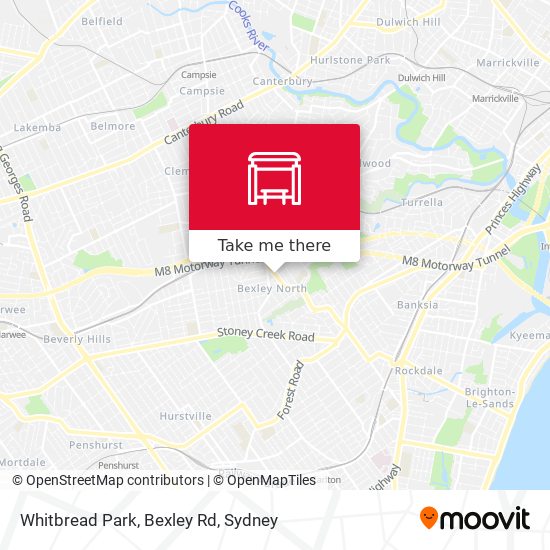 Whitbread Park, Bexley Rd map