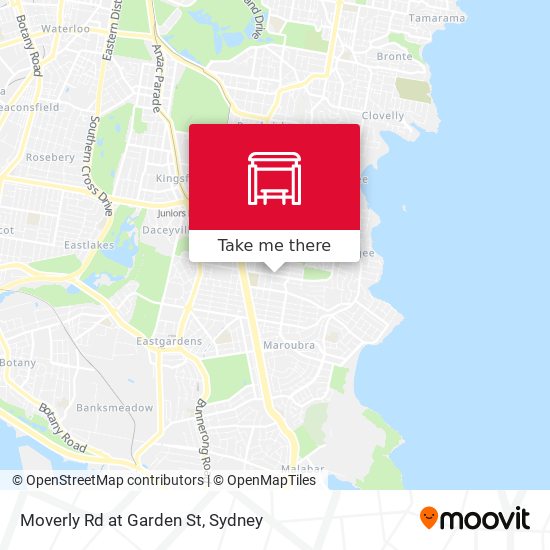 Moverly Rd at Garden St map