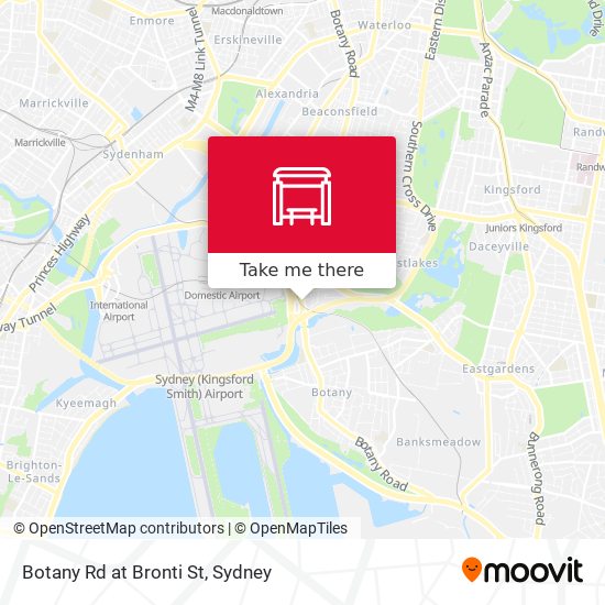 Botany Rd at Bronti St map