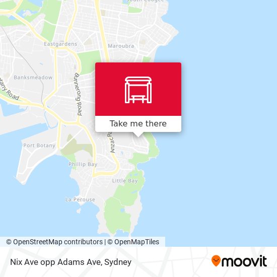 Nix Ave opp Adams Ave map