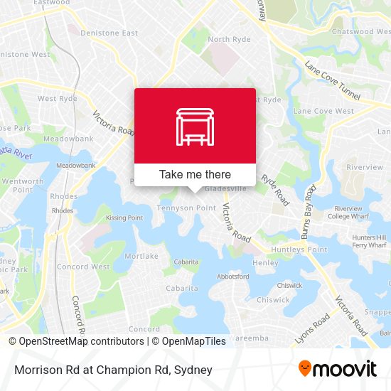 Morrison Rd at Champion Rd map
