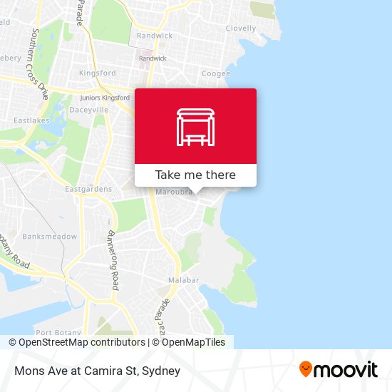 Mons Ave at Camira St map