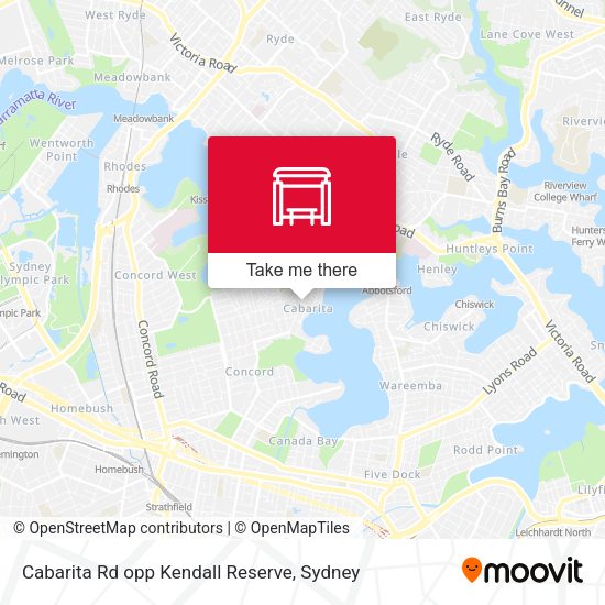 Cabarita Rd opp Kendall Reserve map