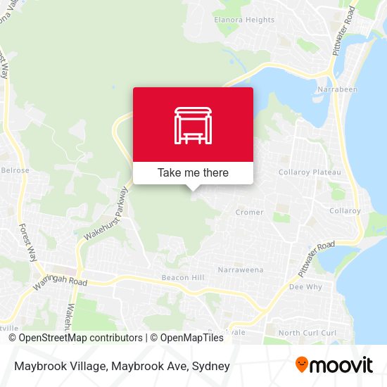Maybrook Village, Maybrook Ave map