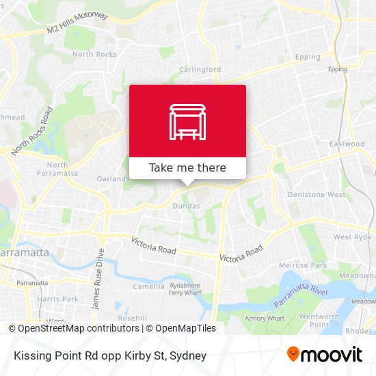 Kissing Point Rd opp Kirby St map