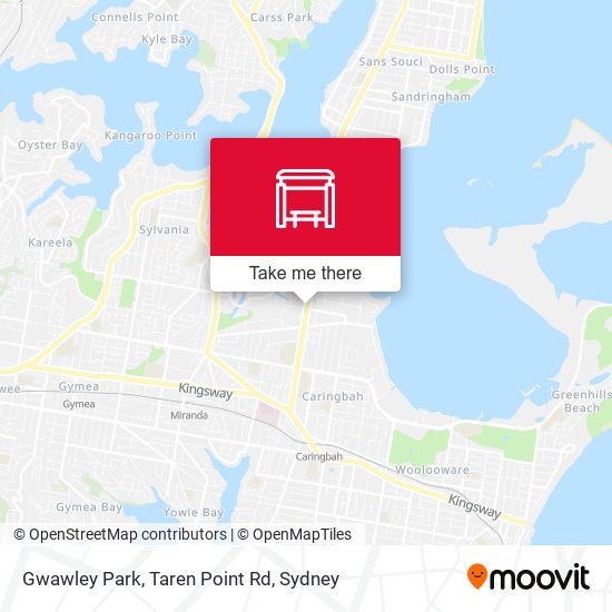 Gwawley Park, Taren Point Rd map
