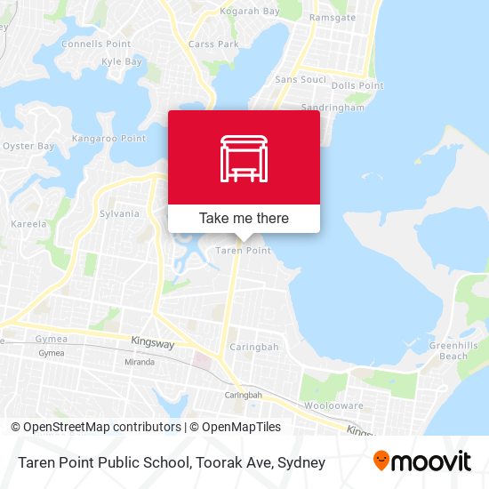 Taren Point Public School, Toorak Ave map