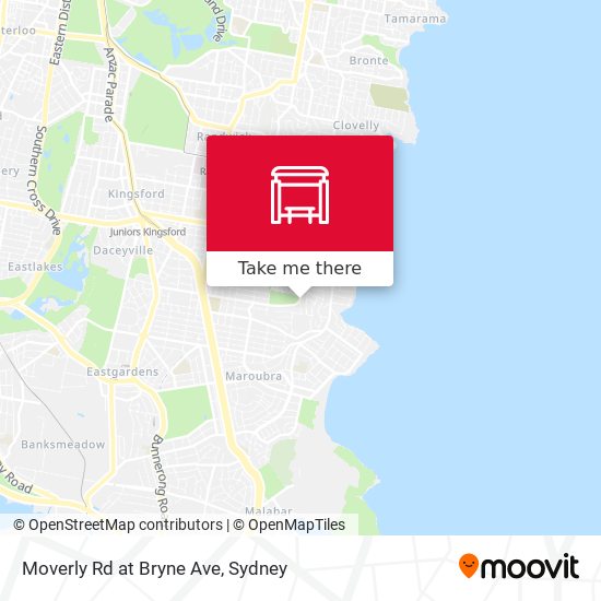 Moverly Rd at Bryne Ave map